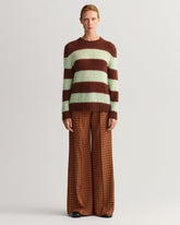 Gant High-Waisted Wide Check Pants